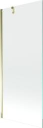 Mexen Next, kádparaván 1 szárny 80 x 150 cm, fix szárny, 6 mm átlátszó üveg, arany profil, 895-080-000-00-00-50 (895-080-000-00-00-50)