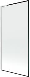 Mexen Next L, 1 szárnyú kádparaván 90 x 150 cm, 6mm átlátszó üveg-fekete mintás, fehér profil, 895-090-000-03-70-20 (895-090-000-03-70-20)