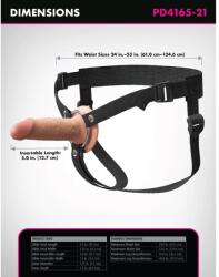  Üreges strapon férfiaknak 5" silicone hollow strap-on dual density