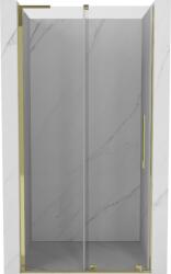 Mexen Velar L, tolózuhanyajtó 100 cm-es nyitáshoz, 8 mm átlátszó üveg, arany fényes, 871-100-003-01-50 (871-100-003-01-50)