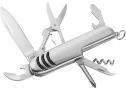  Bicska 7 részes, rozsdamentes acél. ezüst szinű kulcstartóval, 1, 4 x 2, 4 x 9, 3 cm