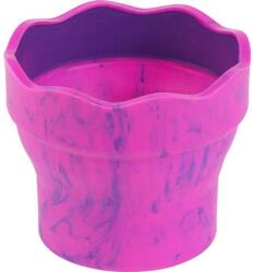 Faber-Castell Ecsettál, műanyag, FABER-CASTELL "Click&Go", rózsaszín (TFC181527)