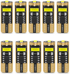 Autolife SMD-T10-2025-3SMD - T10/W5W Helyzetjelző - CANBUS - 12/24V - 10DB-os (19346_alf)