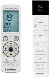 General SAMSUNG DB96-25924D, Wind-Free Comfort S2 3, 5kW AR60F12C1AWNEU, AR60F18C1AWNEU - telecomandă de lux retroiluminată