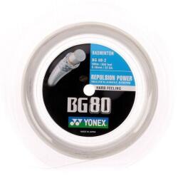 Yonex Racordaj de badminton Yonex BG 80 (200 m) - white (BG80-2-011)