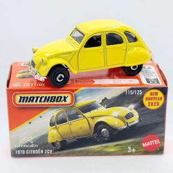 Mattel Matchbox 1970 Citroen 2CV kisautó papírdobozban (JBT95)