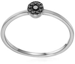 Heratis Forever Gyűrű fekete gyémántokkal Ziva, fehér arany IZBR908ABPHR