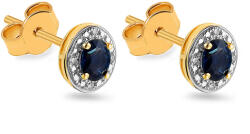 Heratis Forever 0, 38 ct Kayia zafír fülbevaló, 9K sárga arany IZBR091ZNHR