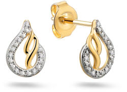 Heratis Forever Csepp alakú fülbevaló gyémántokkal IZBR1343