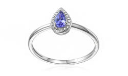 Heratis Forever Fehérarany gyűrű 0.200 ct tanzanittal és gyémántokkal IZBR583APR