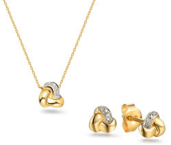 Heratis Forever Modern női szett csomó, sárga arany IZBR531S