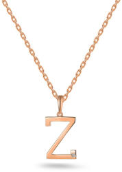 Heratis Forever Z betűs medál gyémánttal, szerencsére, rózsaszín arany IZBR995ZR