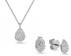 Heratis Forever Briliáns cseppkészlet, fehér arany, 9K IZBR907ASHR