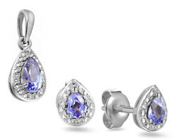 Heratis Forever Gyémántokkal kirakott tanzanit Mayte, fehér arany, 9K IZBR583ASHR