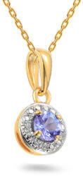 Heratis Forever Arany kombinált medál tanzánittal és gyémántokkal Armonda IZBR586PHR