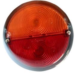 VAPOL Egyesített 2 részes fém lámpa, rendszám világítással, Tatra, PV3S, ZETOR, OT, CZ gyártmány (UCZKKSPZ)