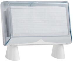 Mar Plast mini asztali hajtogatott kéztörlő adagoló interfold, fehér - klin