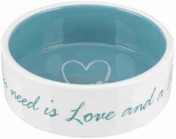 TRIXIE Pet's Home Kerámia Tál 1, 4l/20cm, Krém/kék (028-25052)