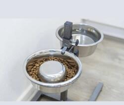 TRIXIE Slow Feeding Stainless Steel Bowl - Evéslassító Tál (fém, Szilikon Bevonattal) (Ø21cm/1, 1l) (028-25251)