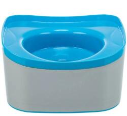 TRIXIE Strong Travel Bowl - Tál (szürke, Petrolkék) (21x11x21cm) (028-24601)