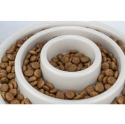 TRIXIE Ceramic Bowl -evést Lassító Tál (műanyag/TPR) (0, 45l/23cm), Szürke (028-25029)
