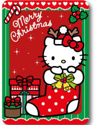 Mister Licence Hello Kitty Holiday Cheer Karácsony polár takaró 100x140cm (FML367314)