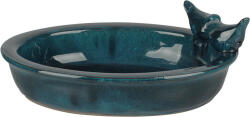  Kerámia madáretető és -itató tál, kék (FB404-K)