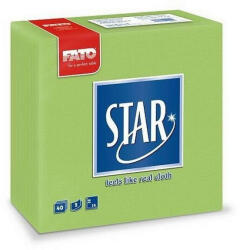 FATO Sztár szalvéta 2 rétegű 38x38cm almazöld 40 szál/csomag