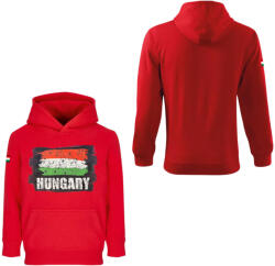  Magyarország pulóver felnőtt kapucnis piros Flag S