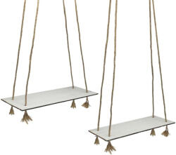 Dekor hinta - fehér 2db/szett kötéllel