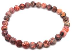 R. M. ékszer Jáspis leopárd matt golyó karkötő 6mm (058472)