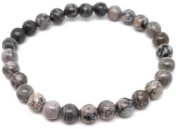 R. M. ékszer Jáspis silver leaf golyó karkötő 6-7mm (059111)