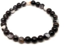 R. M. ékszer Jáspis zebra golyó karkötő 6mm (059590)