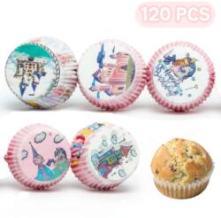  Hercegnős muffin papír 120 db-os