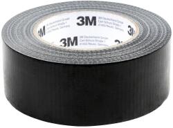 3M Bandă Adezivă Textilă 3M Duct Tape, 50 mm x 50 Metri, Negru, Pentru Reparații (3M-DT-5050-BK)