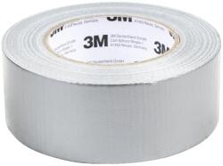 3M Bandă Adezivă Textilă 3M Duct Tape, 50 mm x 50 Metri, Gri, Pentru Reparații (3M-DT-5050-SV)