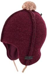 Pure Pure Căciulă din lână fiartă Pure Pure - Burgundy