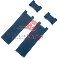  Curea silicon albastră, fără cataramă pentru Ulysse Nardin 22mm