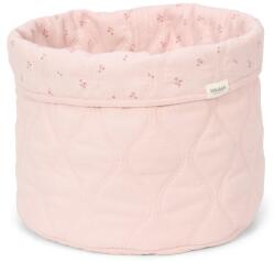 Little Dutch Cos de depozitare matlasat mediu din bumbac organic - 30 x 25 - Pure Blossom - Little Dutch