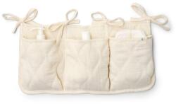 Little Dutch Organizator din bumbac organic pentru patut - Pure White - Little Dutch