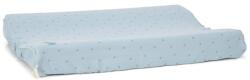 Little Dutch Husa din bumbac organic pentru salteluta de infasat - Pure Denim Blue - Little Dutch Saltea de infasat