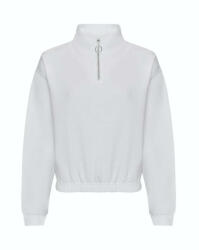 Just Hoods AWJH037 NŐI RÖVID FAZONÚ 1/4 CIPZÁRAS PULÓVER (awjh037awh-m)