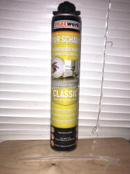 MaxWerk purhab alacsony pisztolyos/kézi 750ml sárga 16db/karton