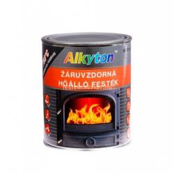 Alkyton hőálló fekete festék 0, 25l