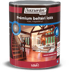  Lazurán aqua (vizes) magasfényű prémium lakk beltérre 0, 75 l