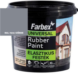 Farbex Rubber Paint rugalmas/lábazat festék szürke 1, 2kg