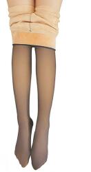 Linovit Store Átlátszó műharisnya télre puha béléssel, Vastagság 300g, S-M méret, Barna (dib)