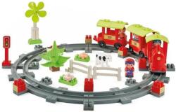 Ecoiffier Set pentru copii Ecoiffier Abrick - Un tren cu șine (7900002982) Figurina