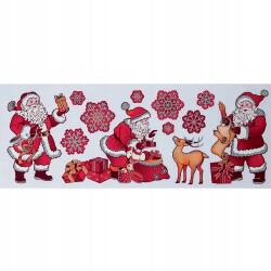 Livarno Home Ablakdekoráció Karácsonyra Mikulás rénszarvas matrica Tökéletes az ünnepekre (377462_2101)