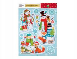 Livarno Home Karácsonyi matricák ablakra dekoratív díszek ablakra, ideális karácsonyra (366420)